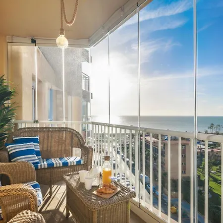 Terraza 1ª Linea Con Vistas En Playamar The Door