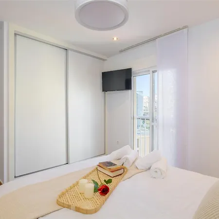 Terraza 1ª Linea Con Vistas En Playamar The Door Апартаменты *