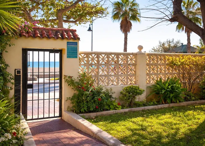 Terraza 1ª Linea Con Vistas En Playamar The Door Апартаменты