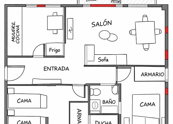 Terraza 1ª Línea Con Vistas En Playamar The Door