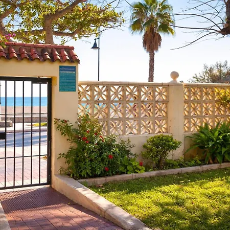Terraza 1ª Linea Con Vistas En Playamar The Door Apartman