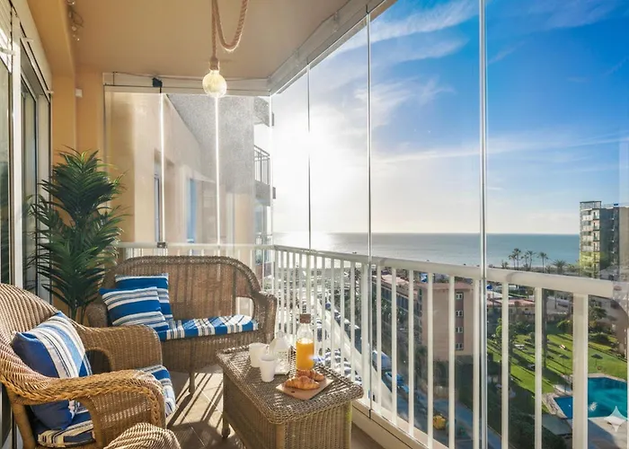 Terraza 1ª Linea Con Vistas En Playamar The Door