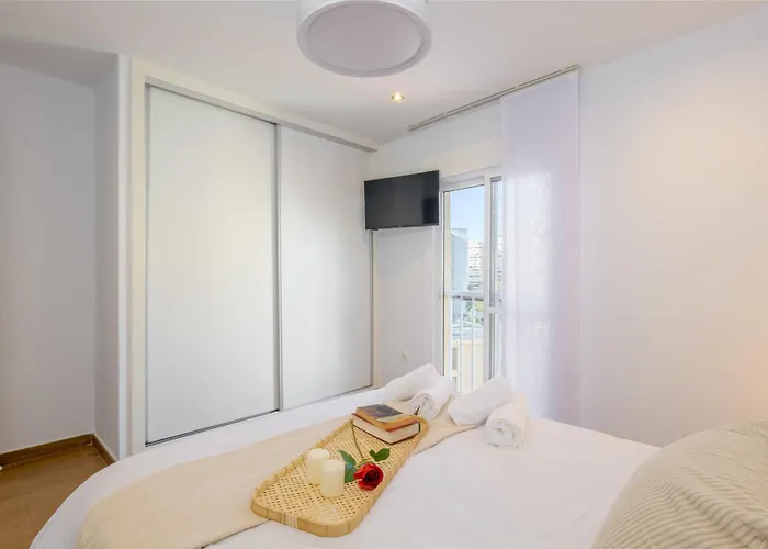 Terraza 1ª Linea Con Vistas En Playamar The Door Apartment *